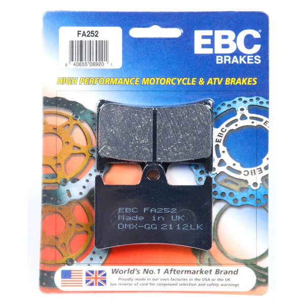 EBC Brakes Organic FA252 Series Pads