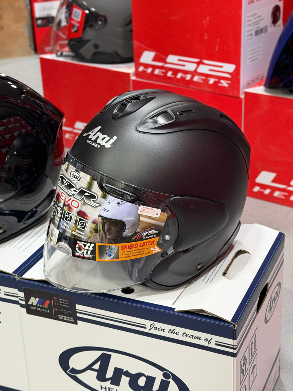 HELMET ARAI SZR MATT BLACK
