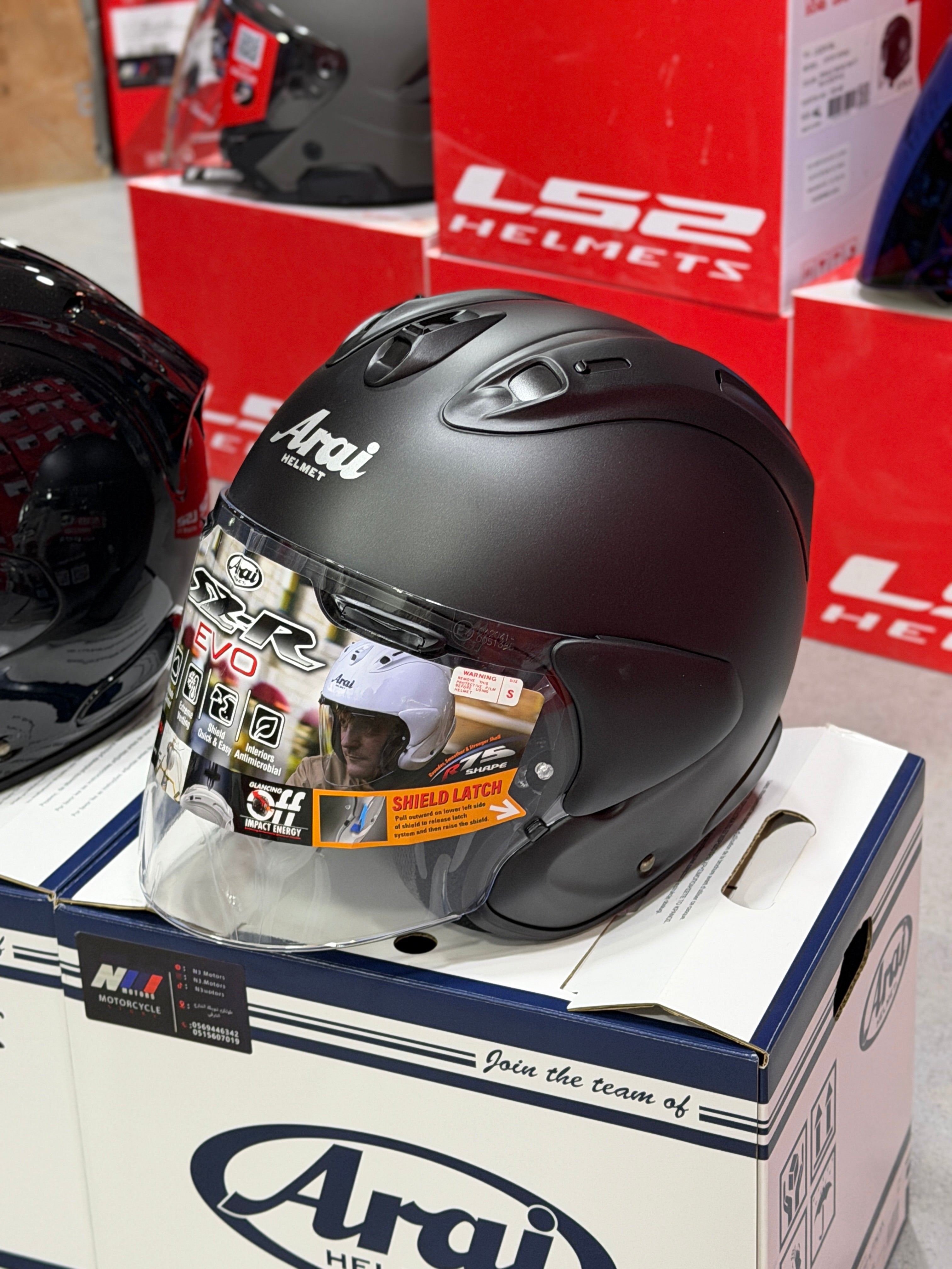 HELMET ARAI SZR MATT BLACK