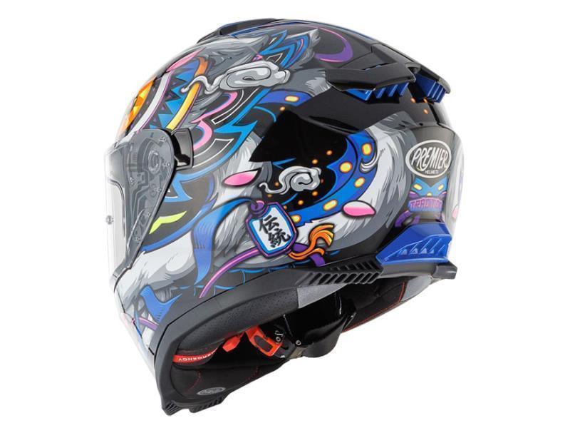 HELMET PREMIER TYPHOON LY 18 AZUL BLUE