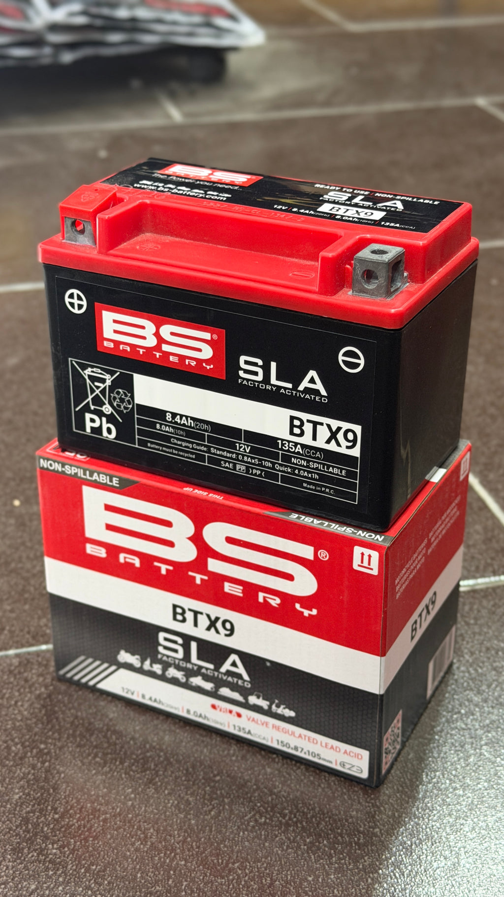 BS BATTERY SLA-BTX9