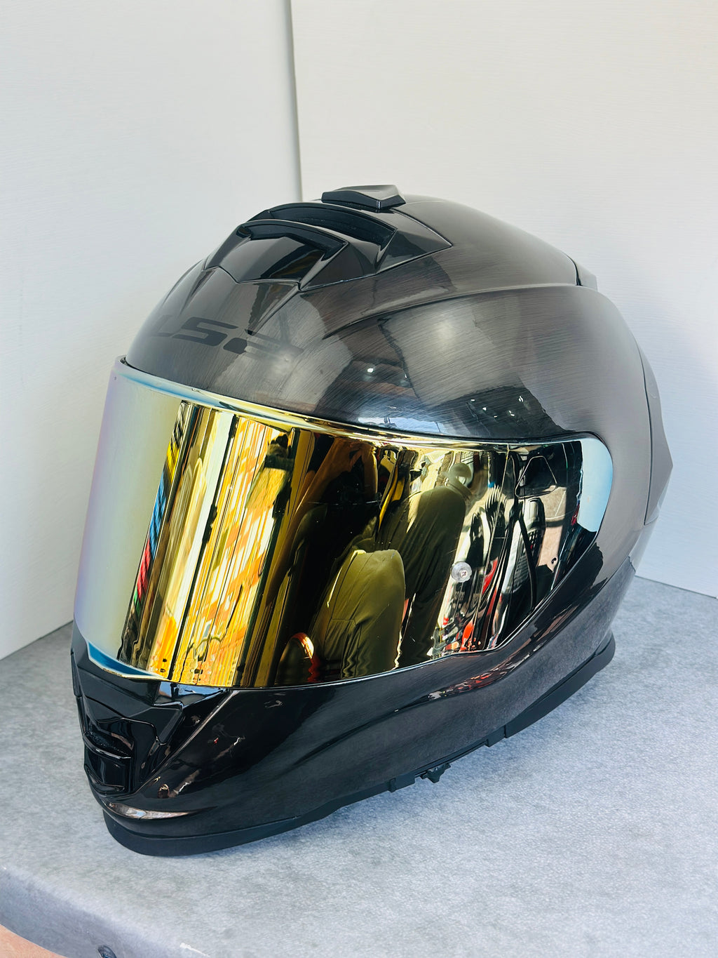 HELMET LS2 FF800 STORM JEANS TITANIUM