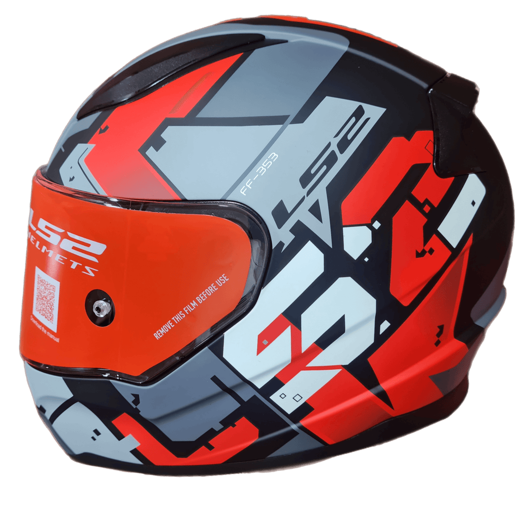 HELMET ‏LS2 FF353 RAPID PIXEL RED