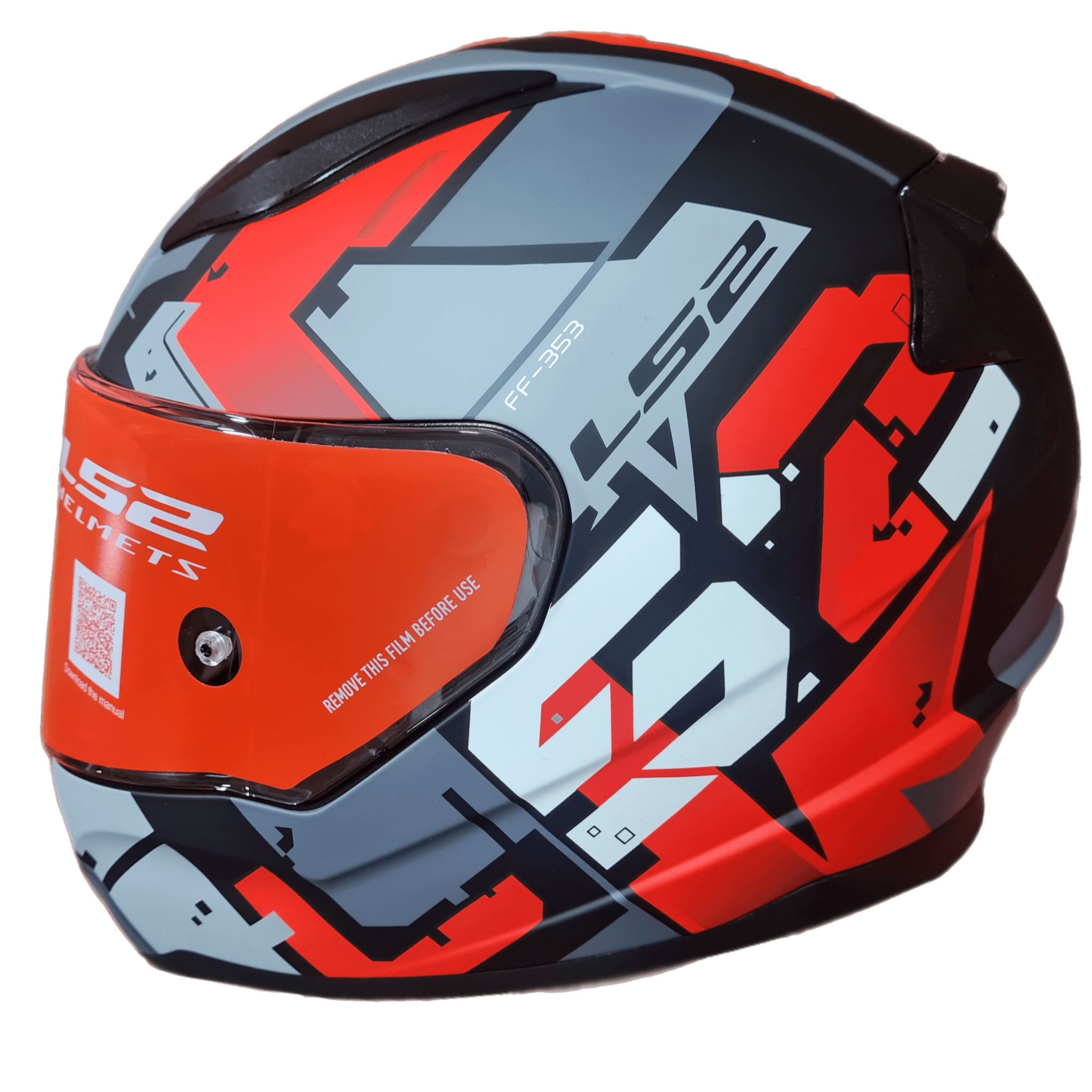 HELMET ‏LS2 FF353 RAPID PIXEL RED