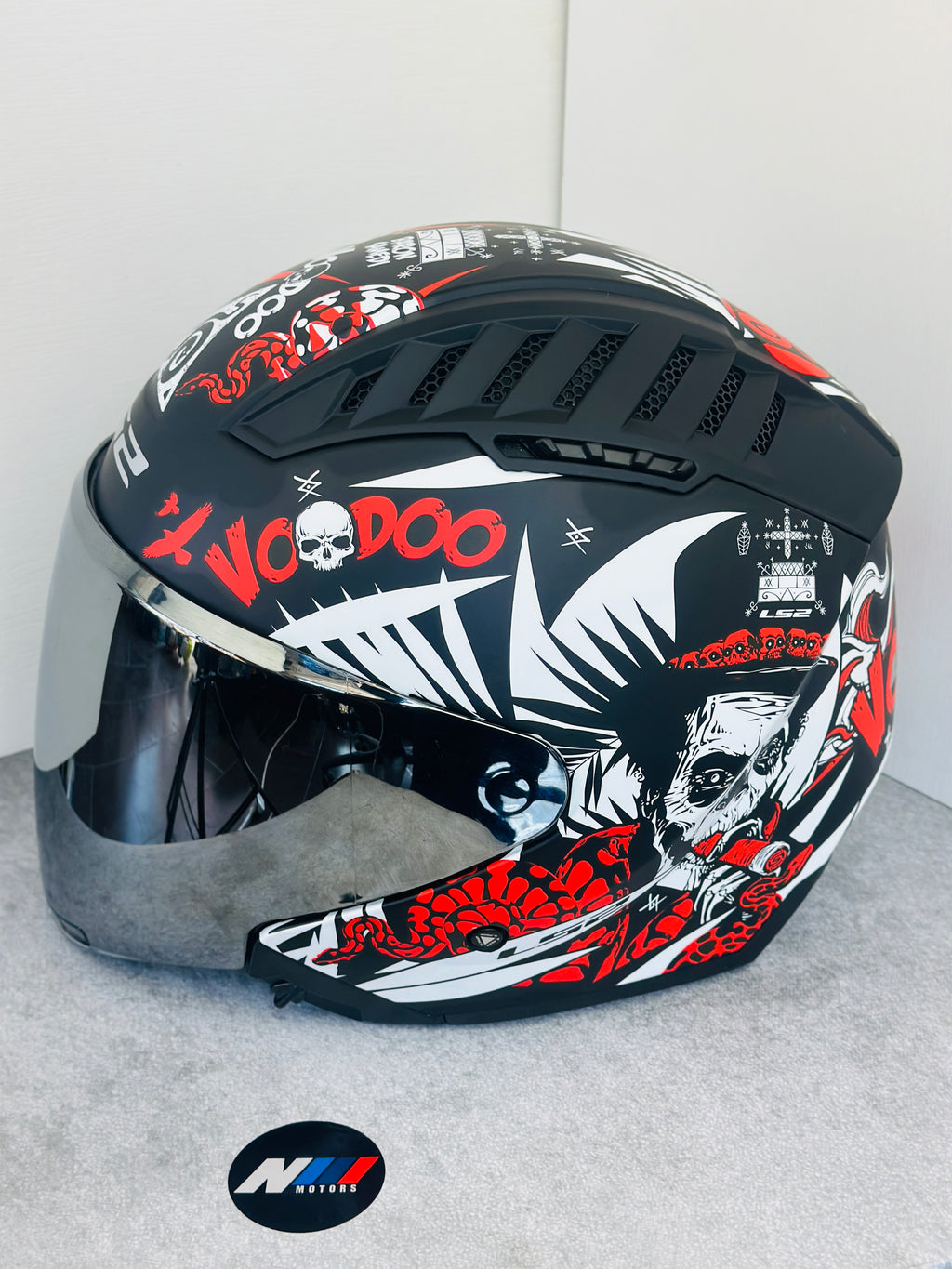 HELMET LS2 OF600 COPTER VOODOO RED