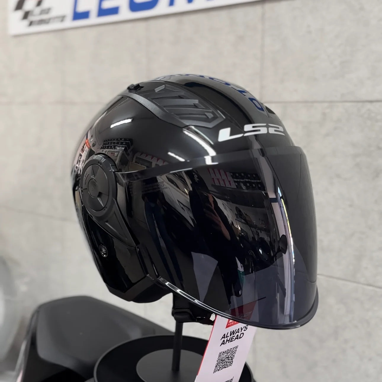 HELMET LS2 OF616 AIRFLOW GLOSS BLACK