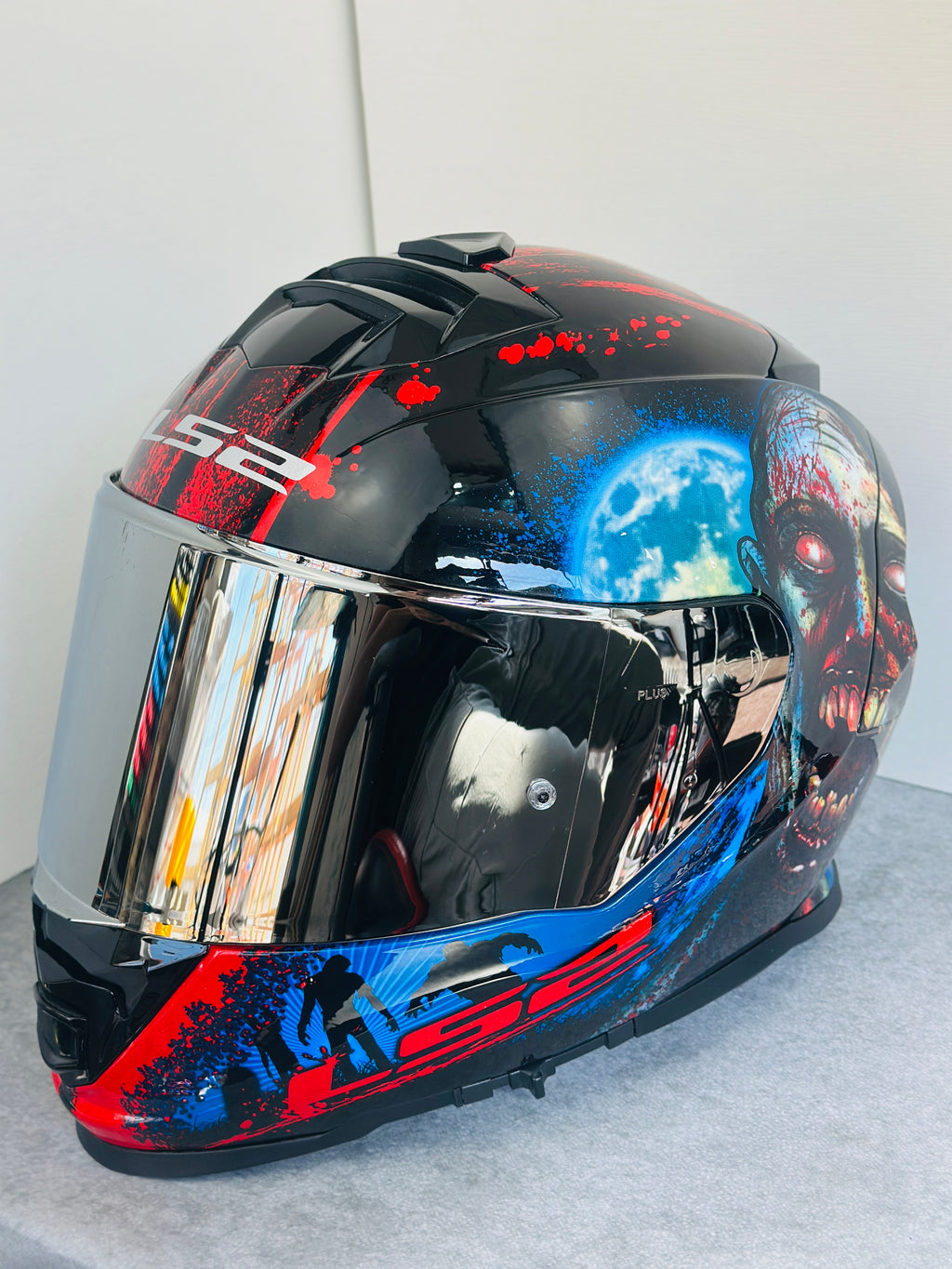 HELMET LS2 FF800 STORM GLOSS HEART BRAINS