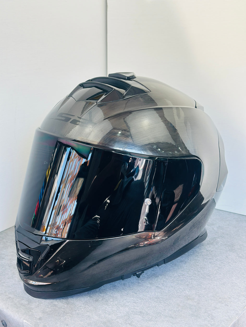 HELMET LS2 FF800 STORM JEANS TITANIUM