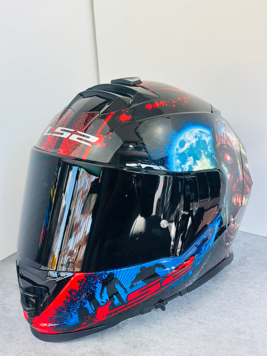 HELMET LS2 FF800 STORM GLOSS HEART BRAINS