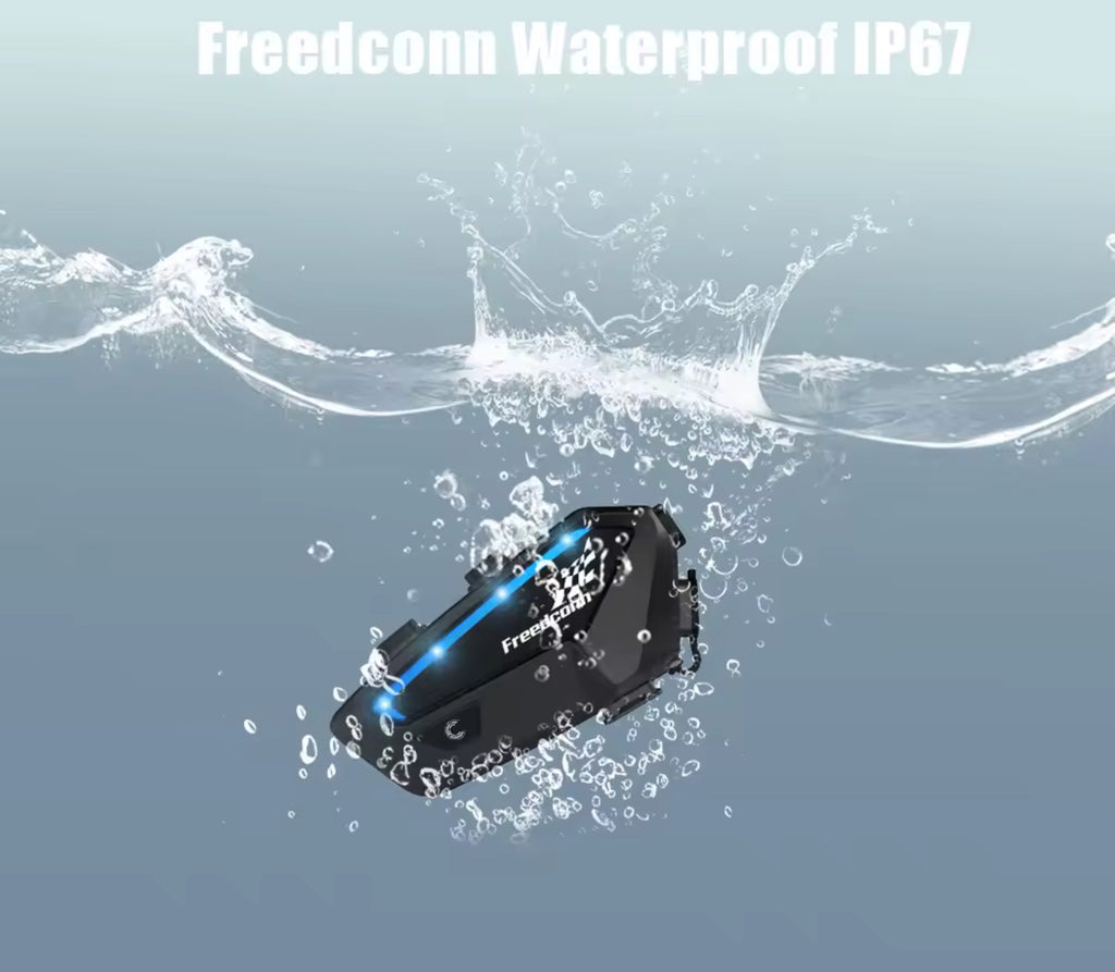 سماعة بلوتوث للدراجات النارية Freedconn fx10 بتقنية الاتصال الداخلي