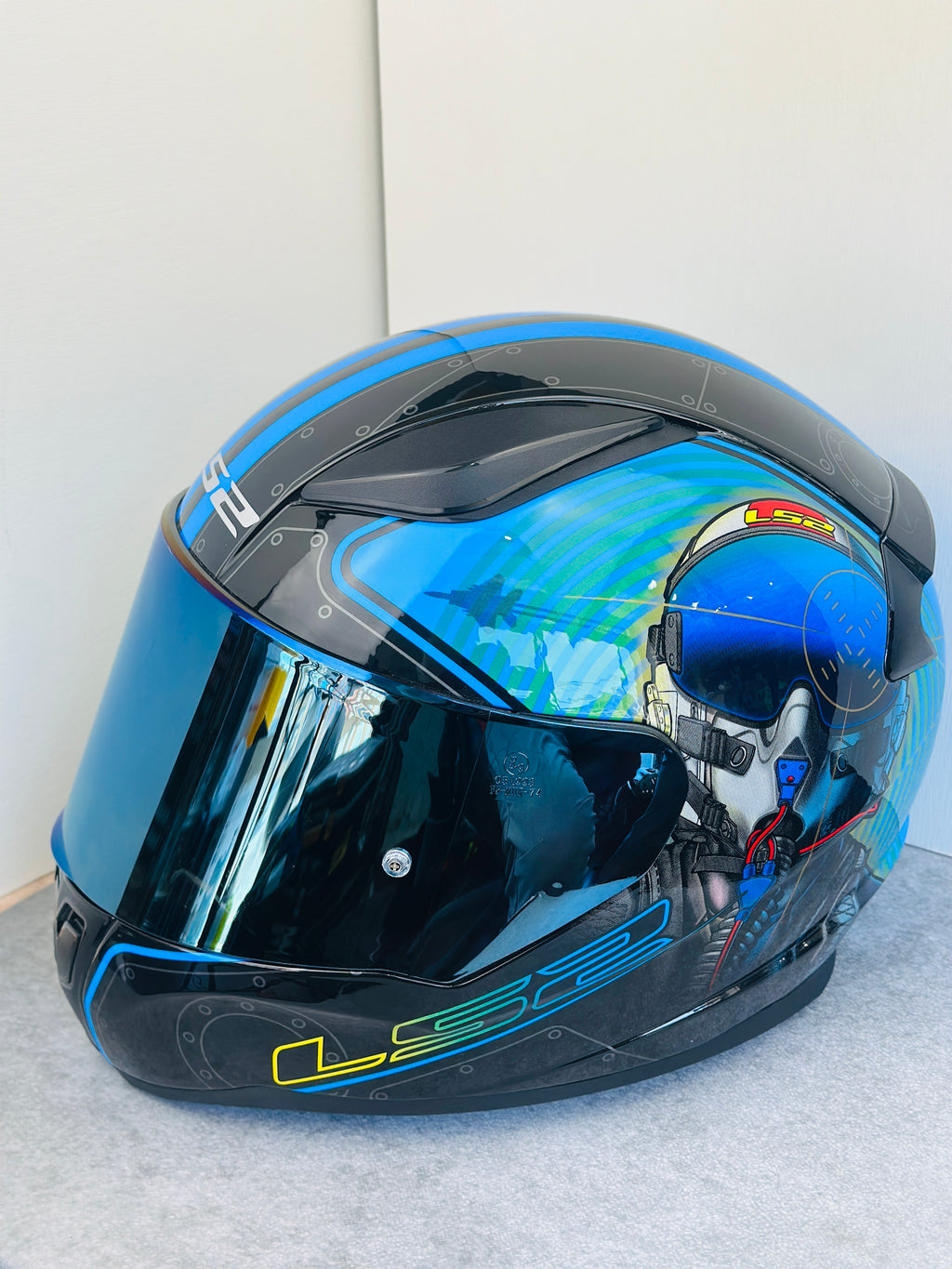 HELMET LS2 FF353 RAPID MACH BLUE CALL OF DUTY