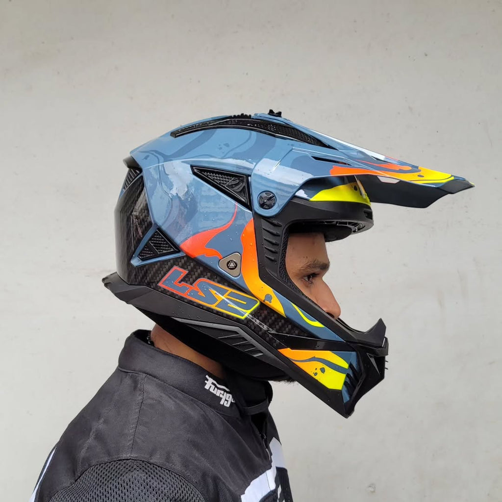 קסדת LS2 MX 708 FAST II WASH אפור
