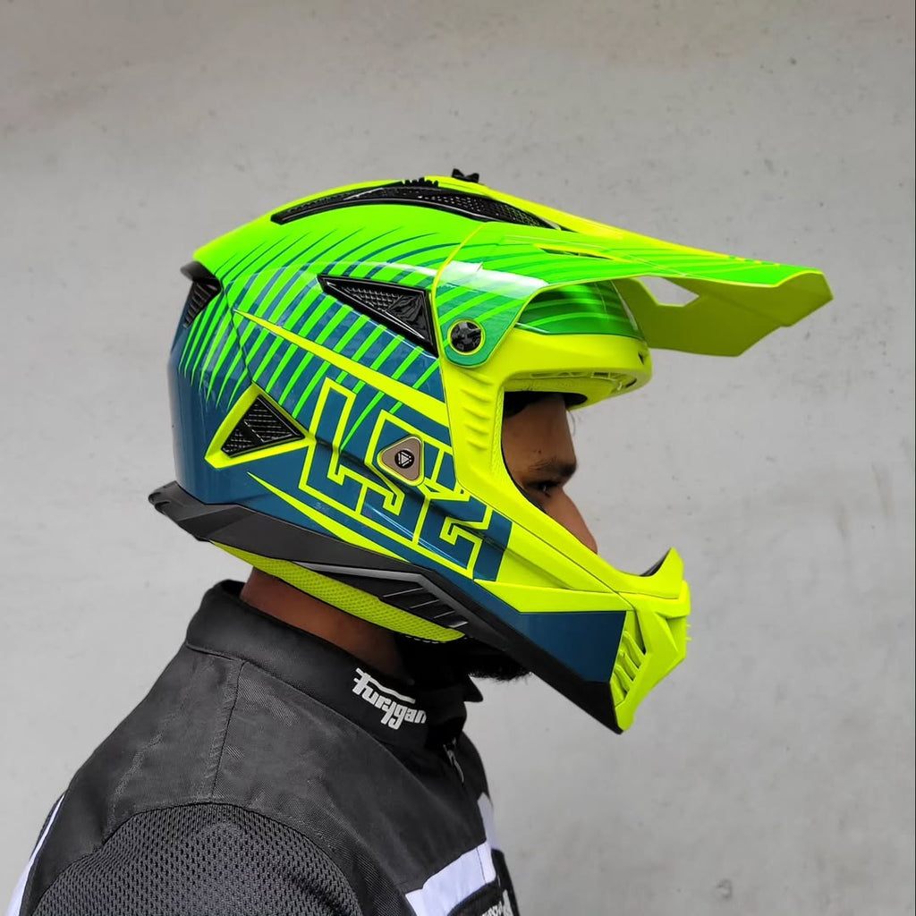 HELMET LS2 MX 708 FAST II DUCK YELLOW