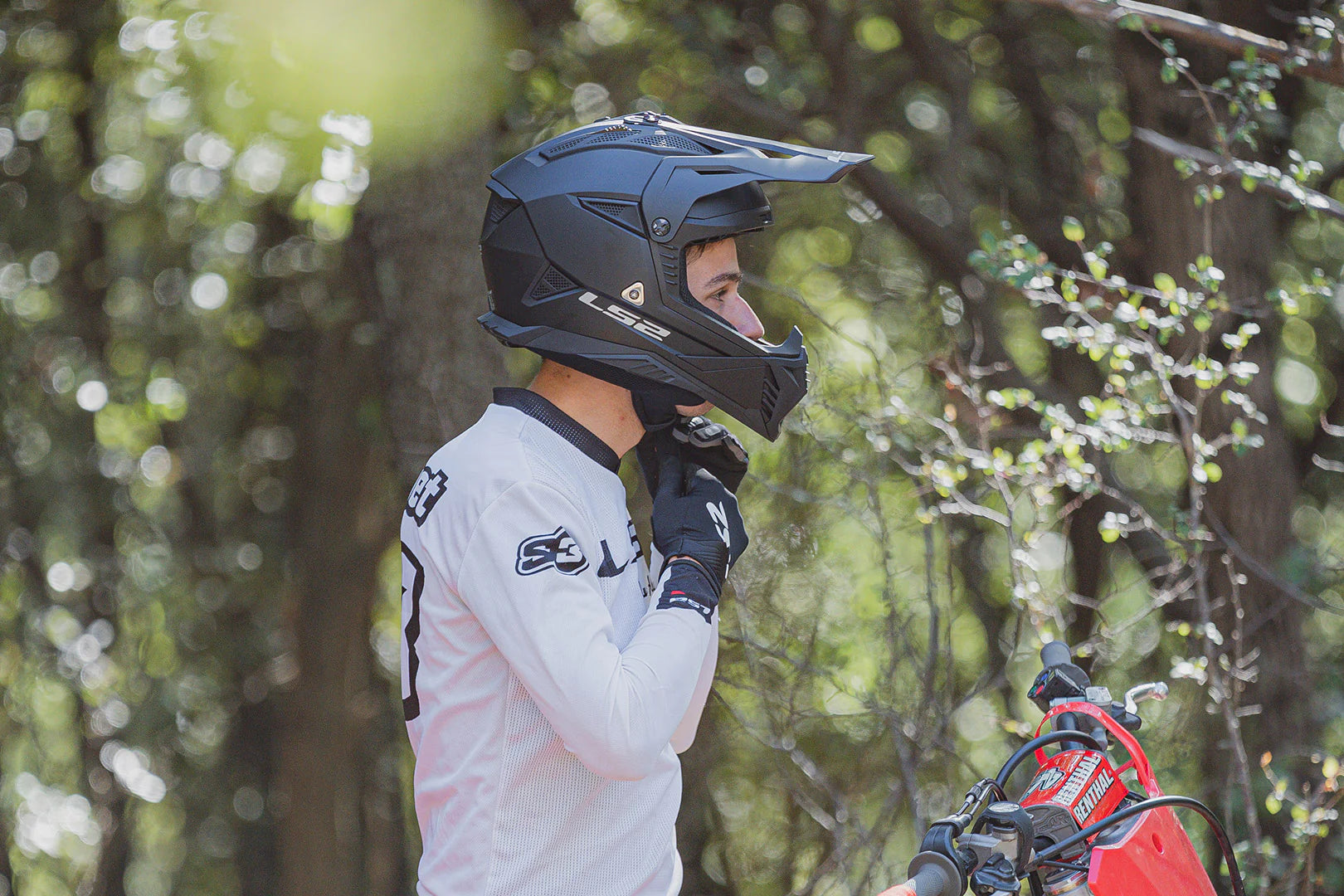 HELMET LS2 MX 708 FAST II MATT BLACK