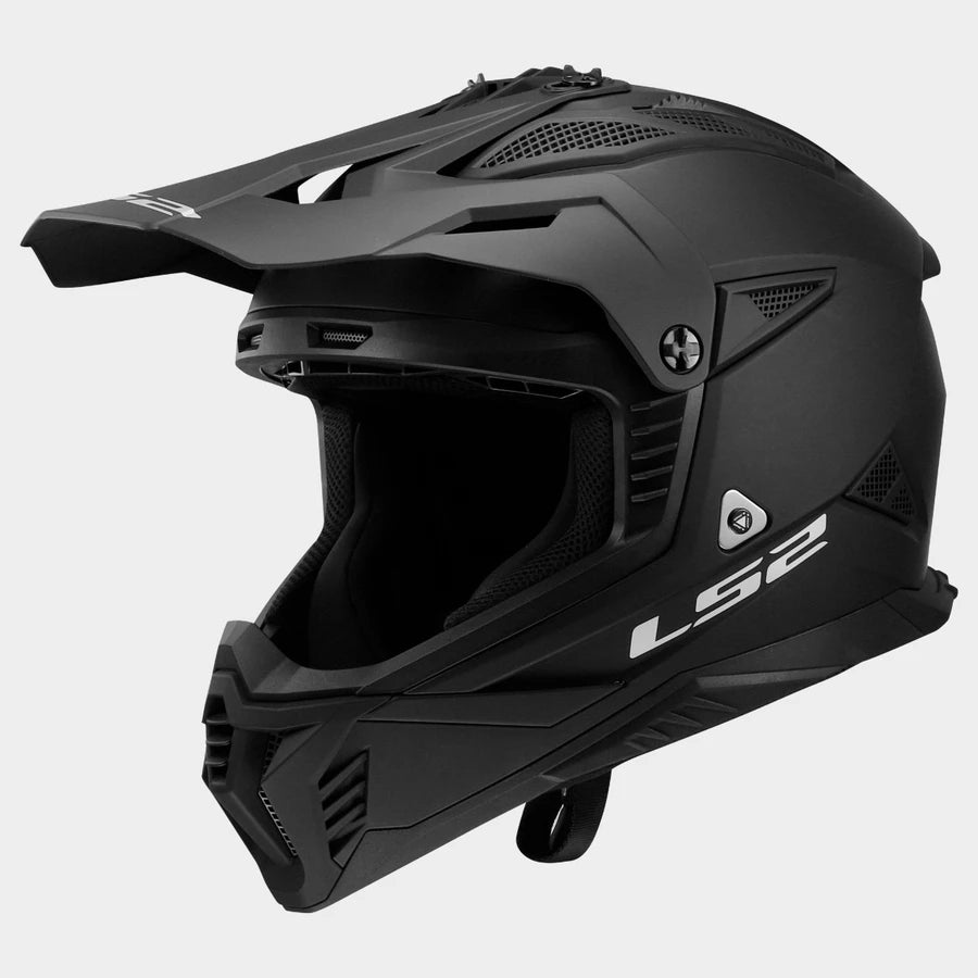 خوذة LS2 MX 708 FAST II رمادية قابلة للغسل