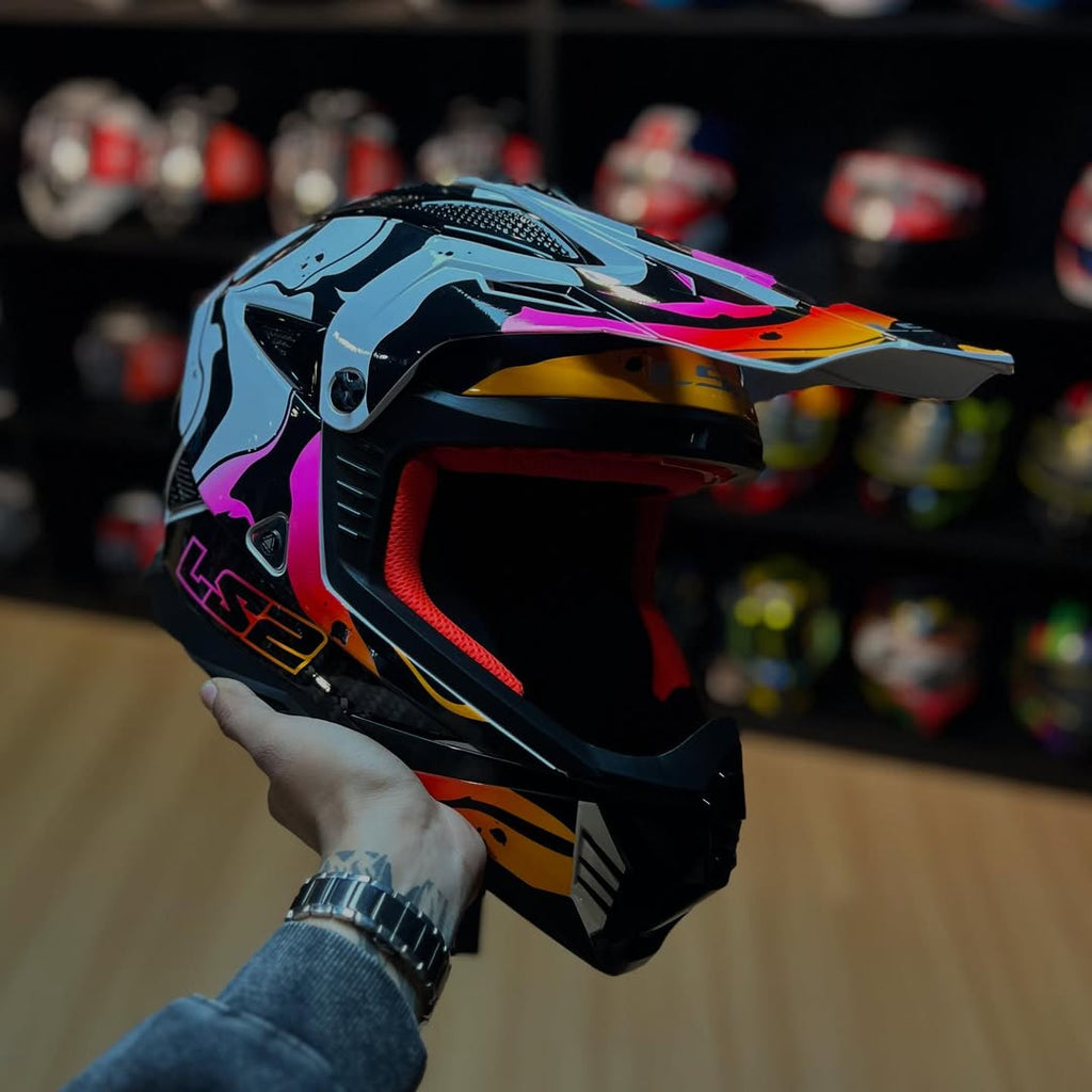 HELMET LS2 MX 708 FAST II WASH WHITE