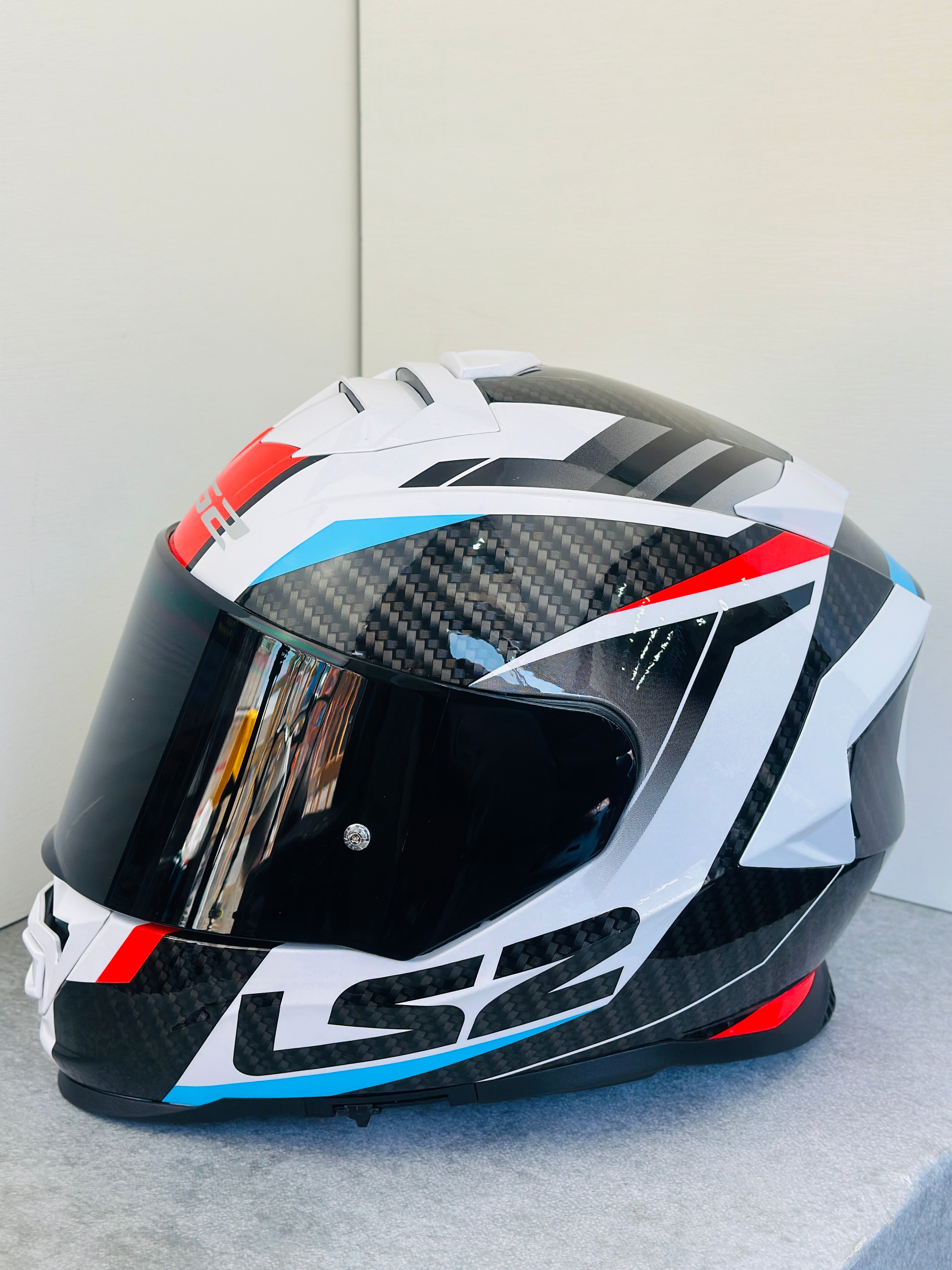 HELMET LS2 FF800 STORM RACER BLUE RED