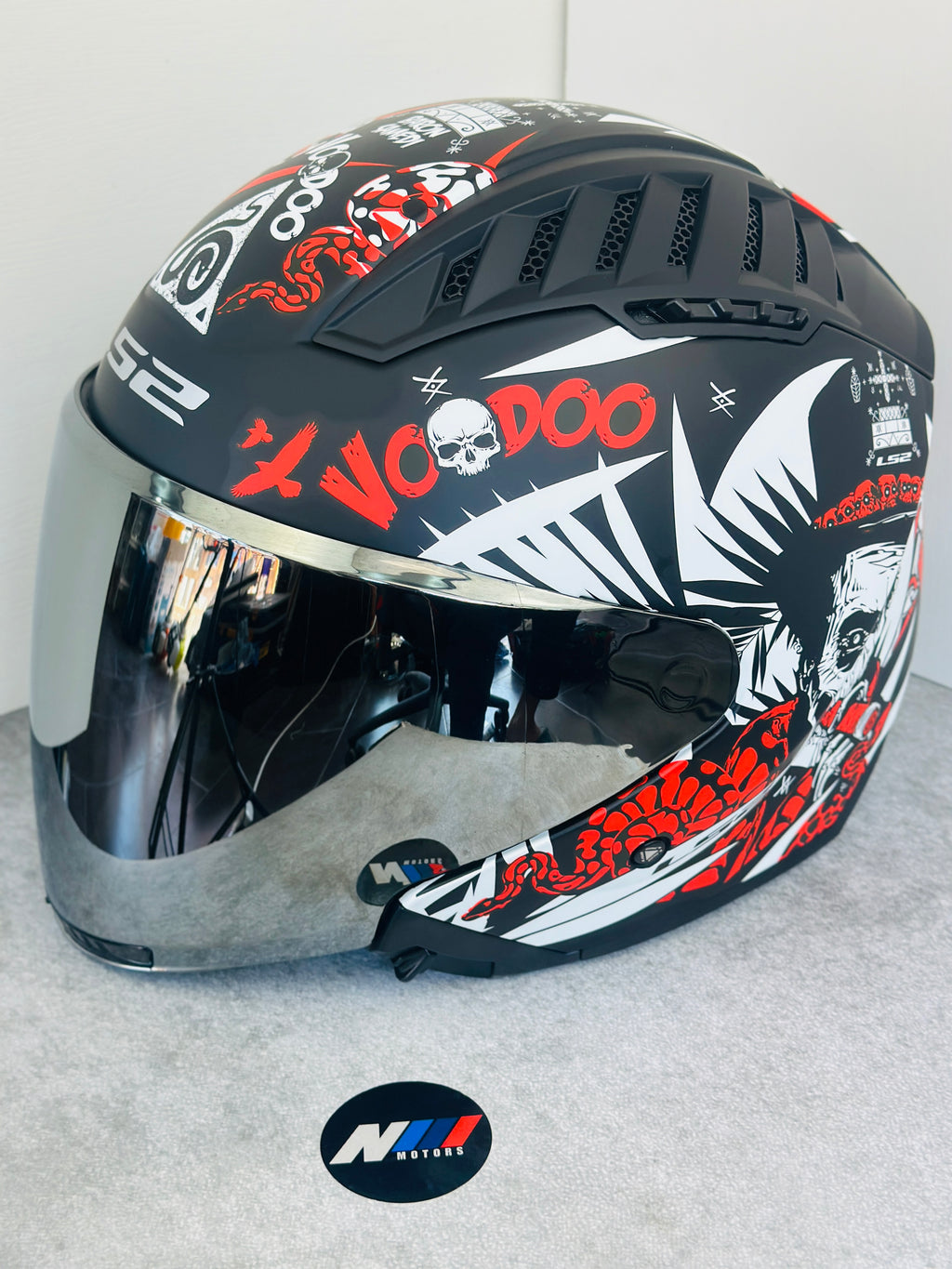 HELMET LS2 OF600 COPTER VOODOO RED