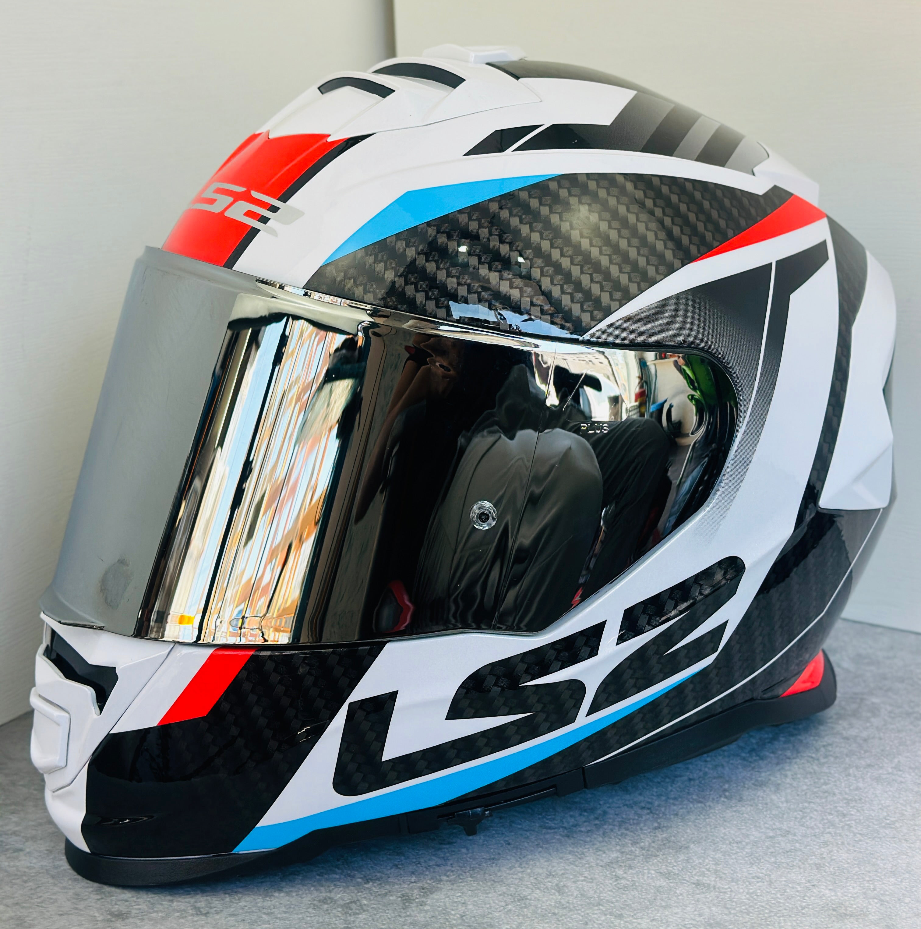 HELMET LS2 FF800 STORM RACER BLUE RED