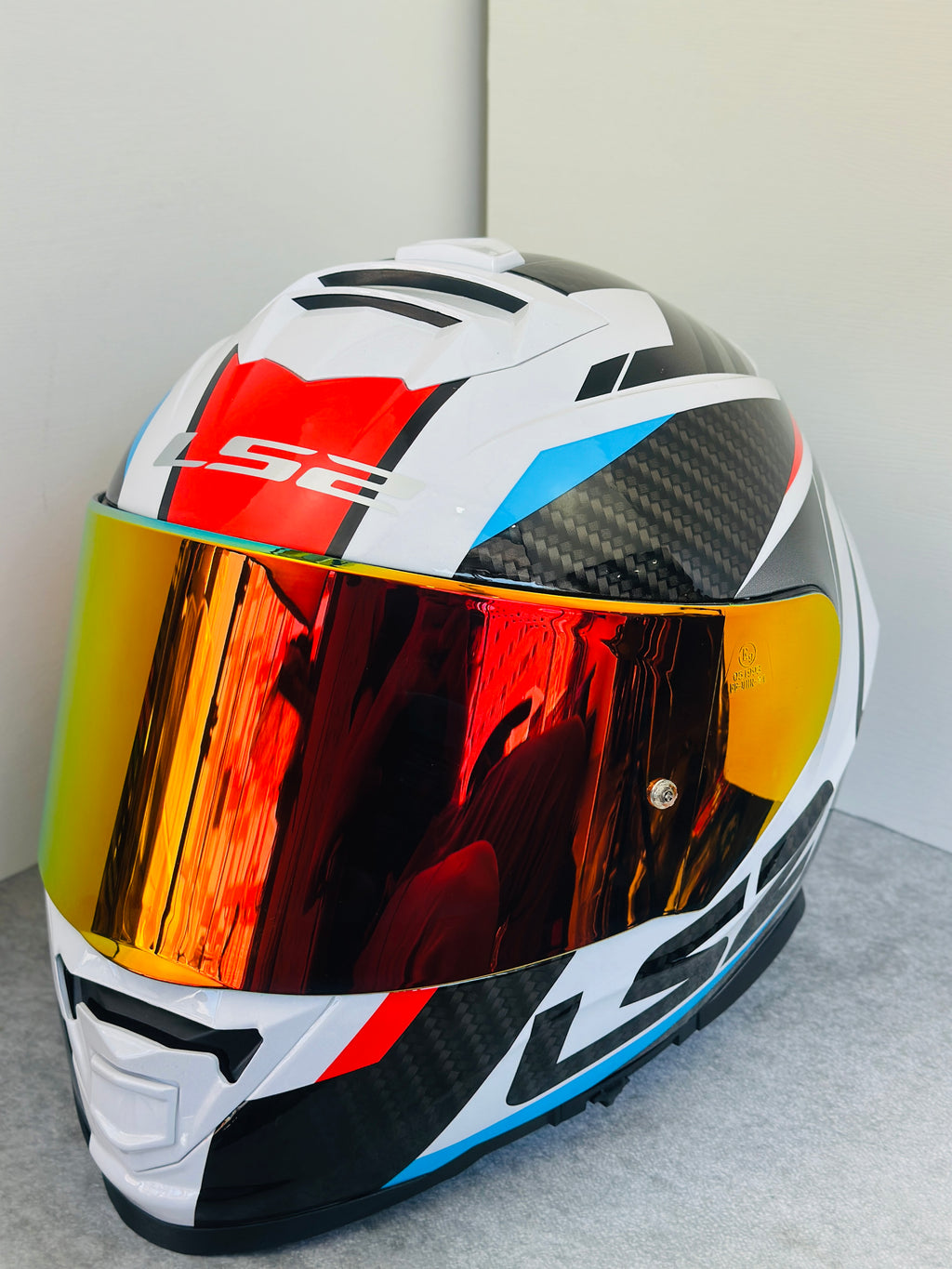 HELMET LS2 FF800 STORM RACER BLUE RED