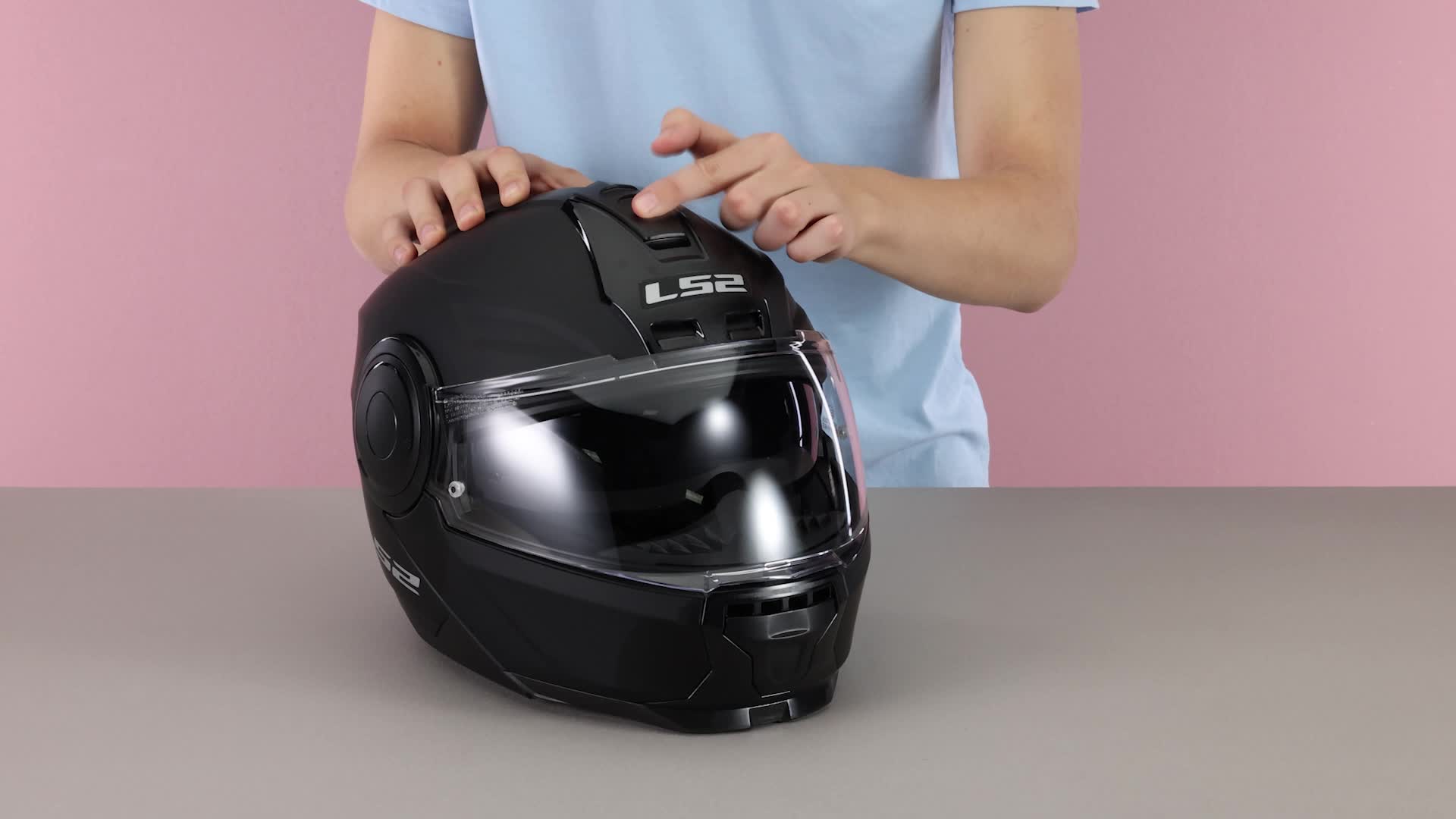 HELMET ‏LS2  FF902 SCOPE II MATT BLACK
