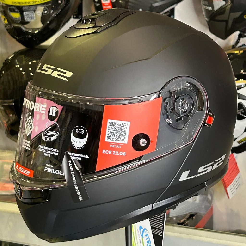 HELMET ‏LS2  FF908 STROBE II MATT BLACK
