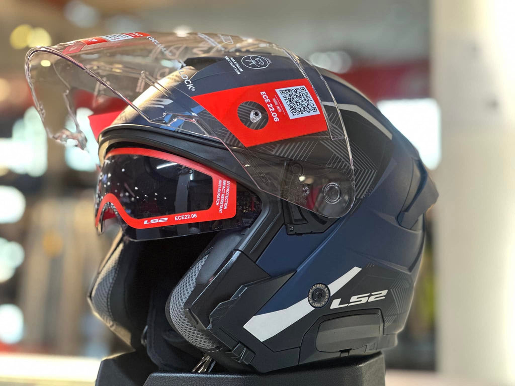 HELMET LS2 OF618 VERSO II AIR NAVY BLUE