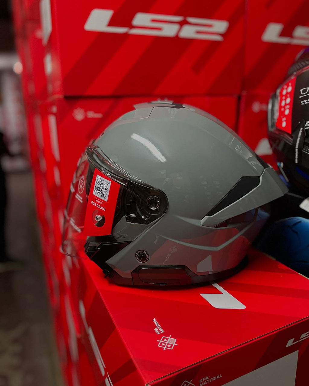 HELMET LS2 OF618 VERSO II NARDO GREY