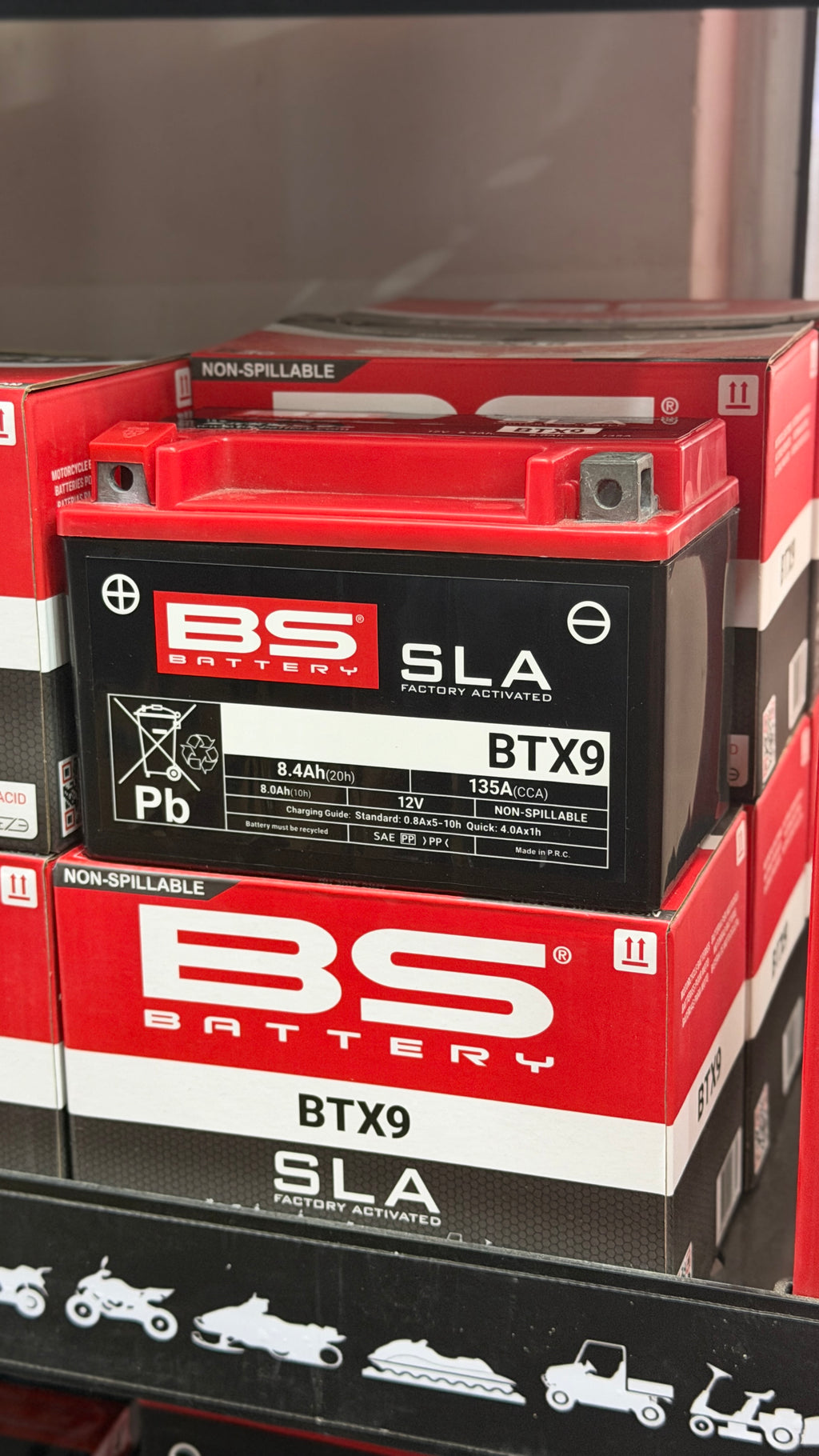 BS BATTERY SLA-BTX9