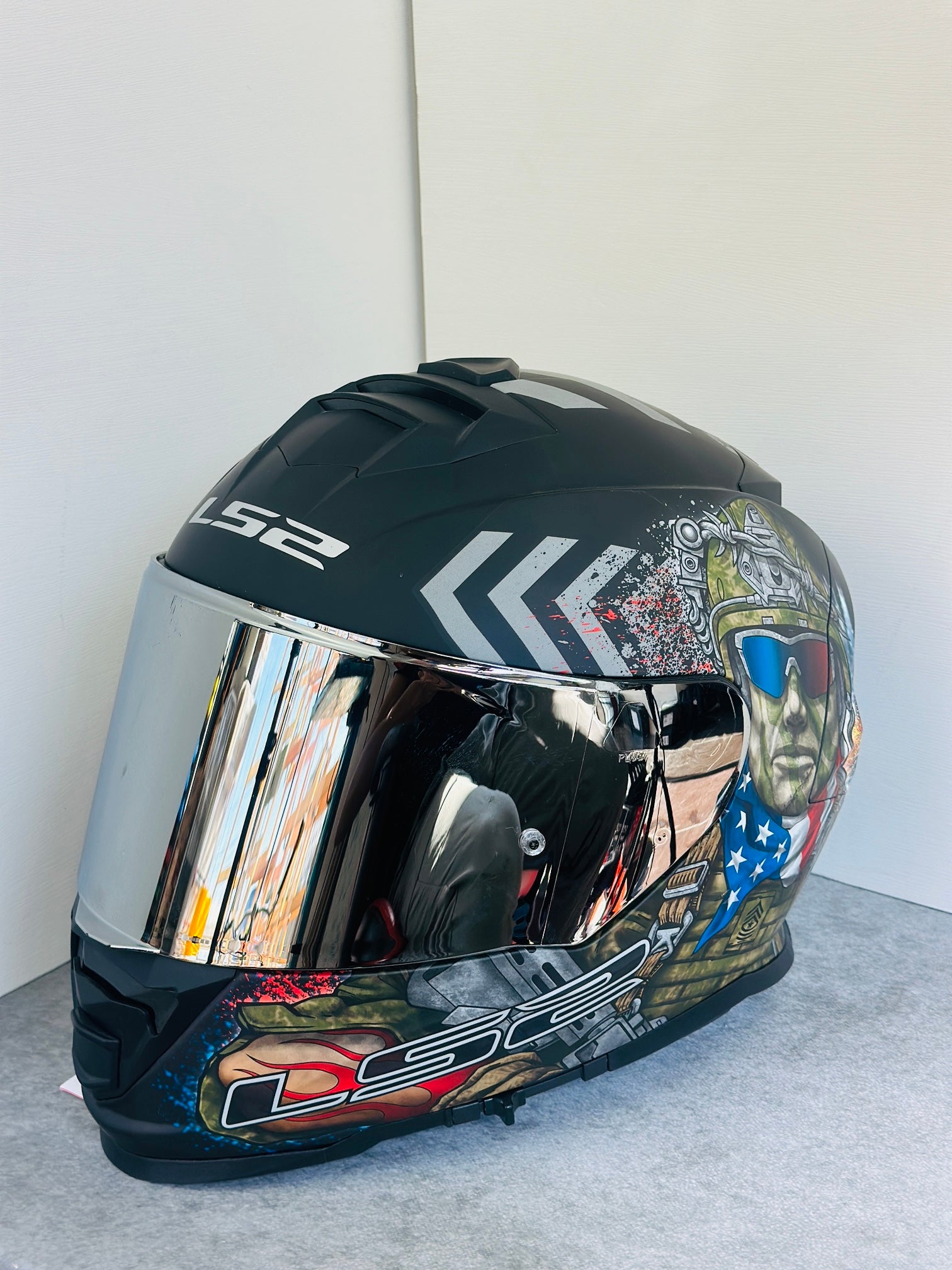 HELMET LS2 FF800 STORM COMMANDO