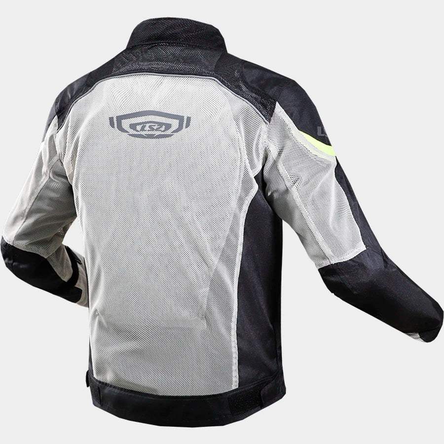 JACKET LS2 AIRY WHITE BLACK