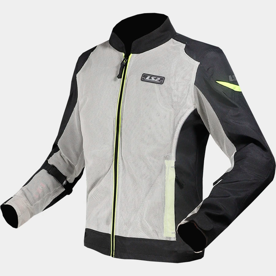 JACKET LS2 AIRY WHITE BLACK