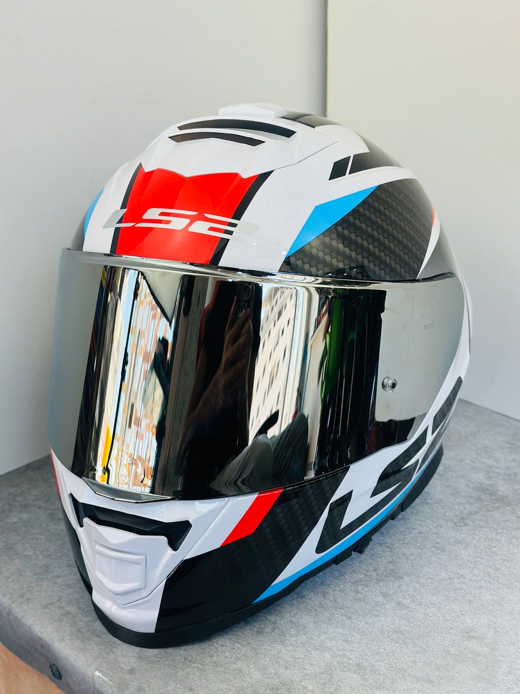 HELMET LS2 FF800 STORM RACER BLUE RED