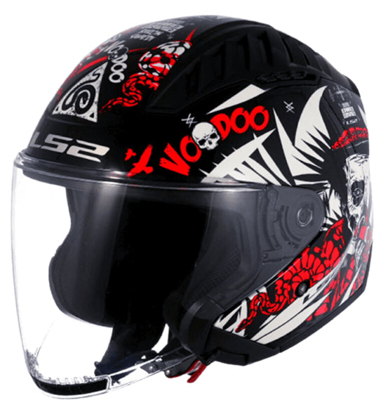 HELMET LS2 OF600 COPTER VOODOO RED