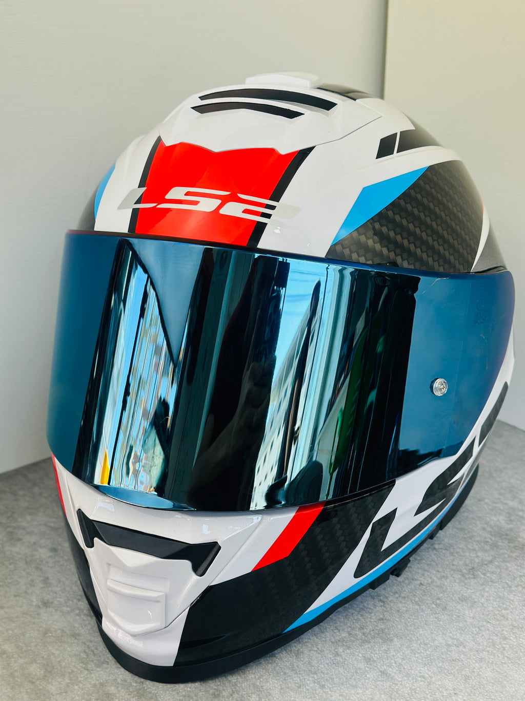 HELMET LS2 FF800 STORM RACER BLUE RED