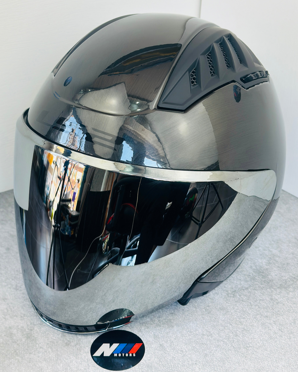 HELMET LS2 OF600 COPTER JEANS TITANIUM