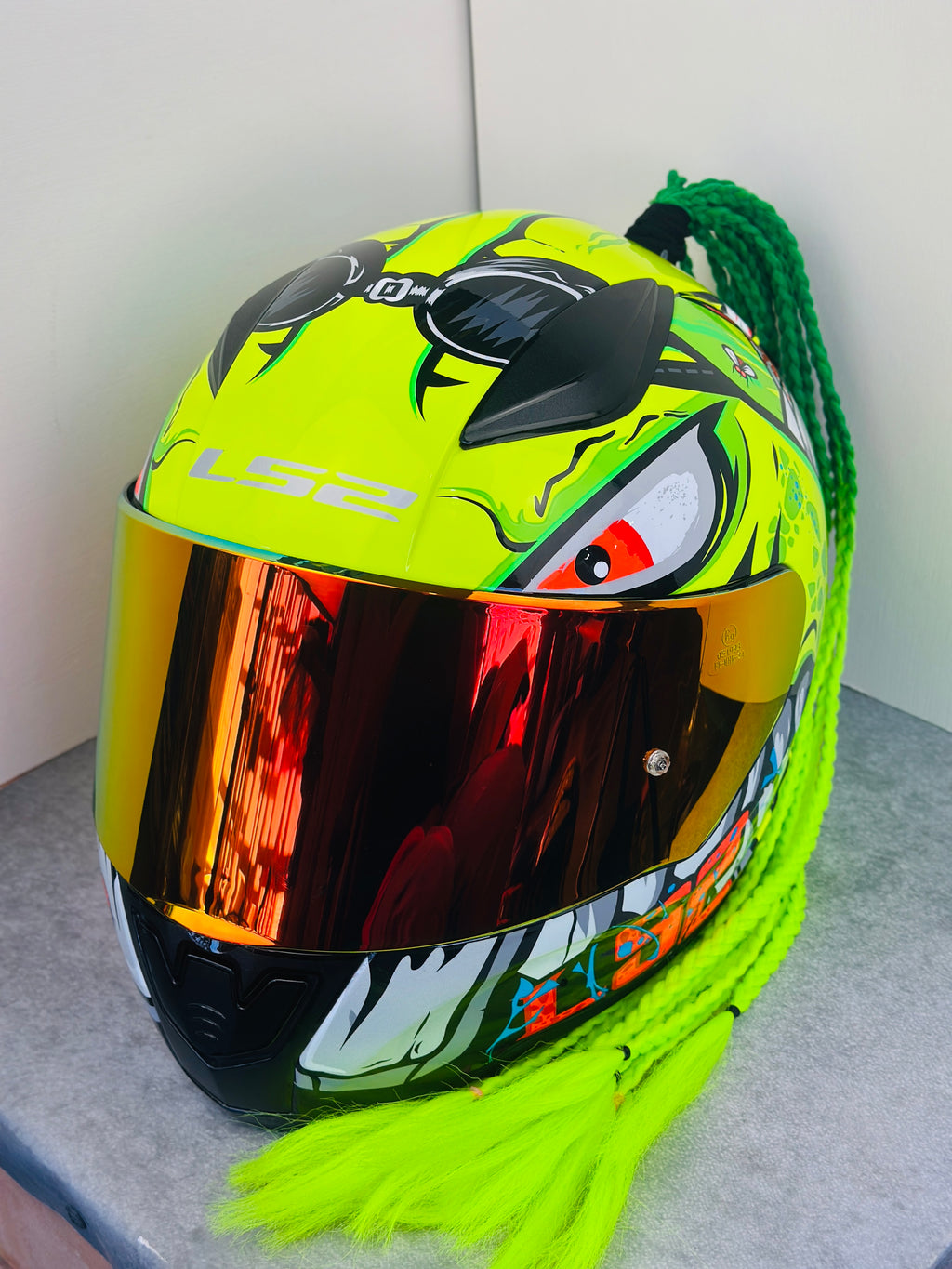 خوذة LS2 FF353 RAPID BADASS صفراء
