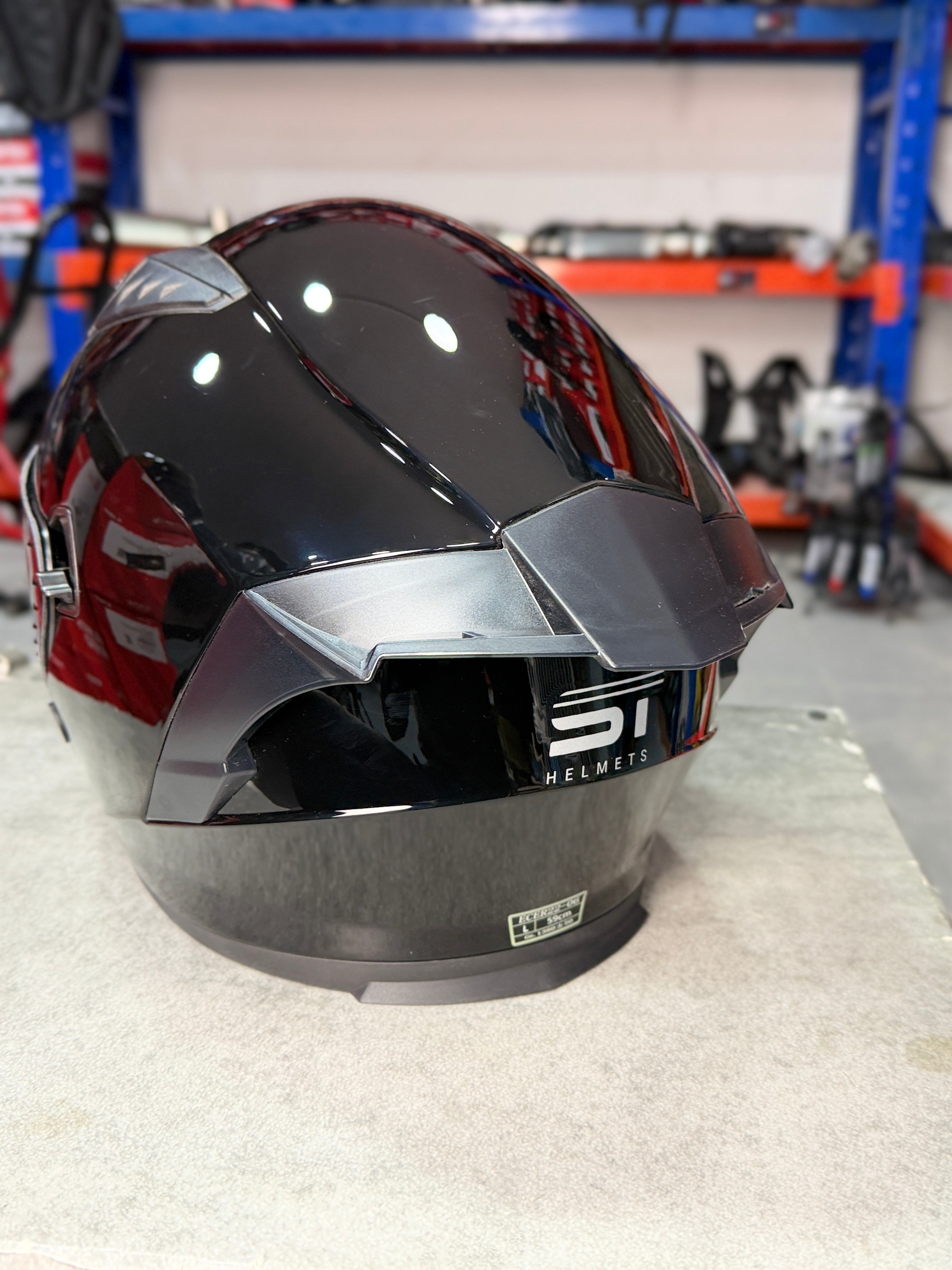 HELMET ST Z-301 GLOSS BLACK