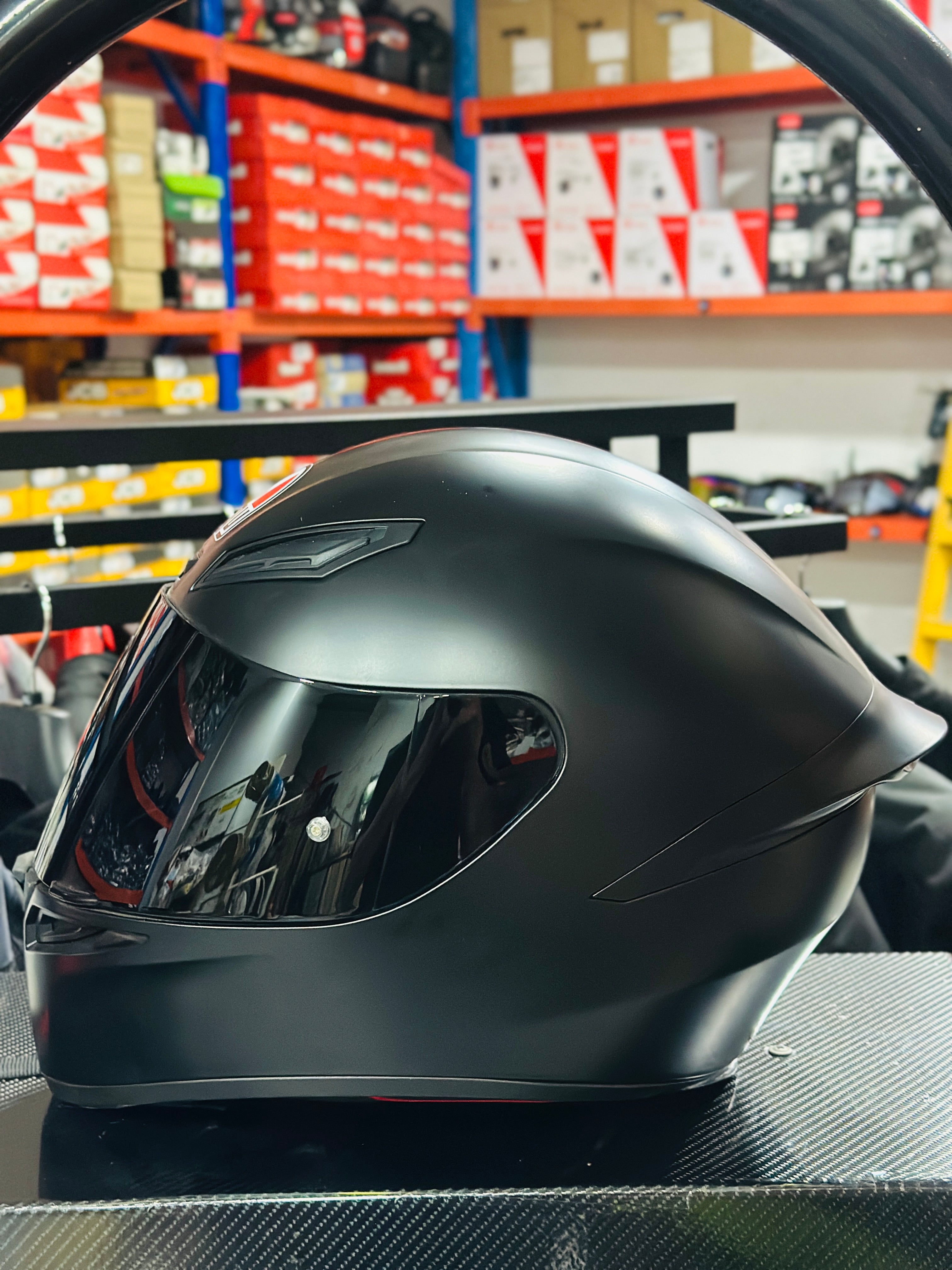 HELMET AGV K1S MATT BLACK – N3Motors