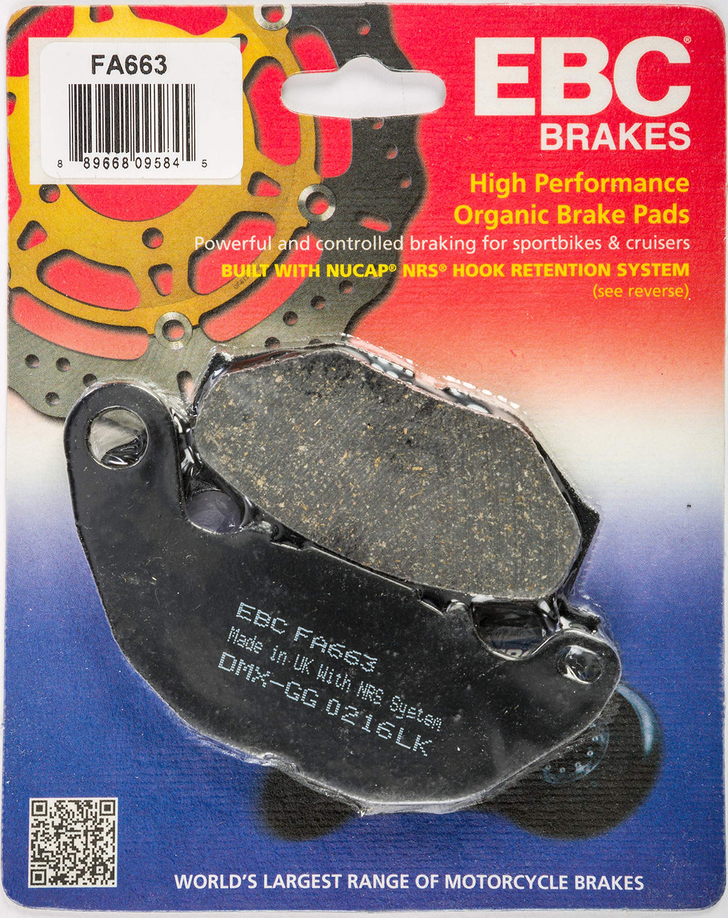 EBC Brakes Organic FA663 Series Pads