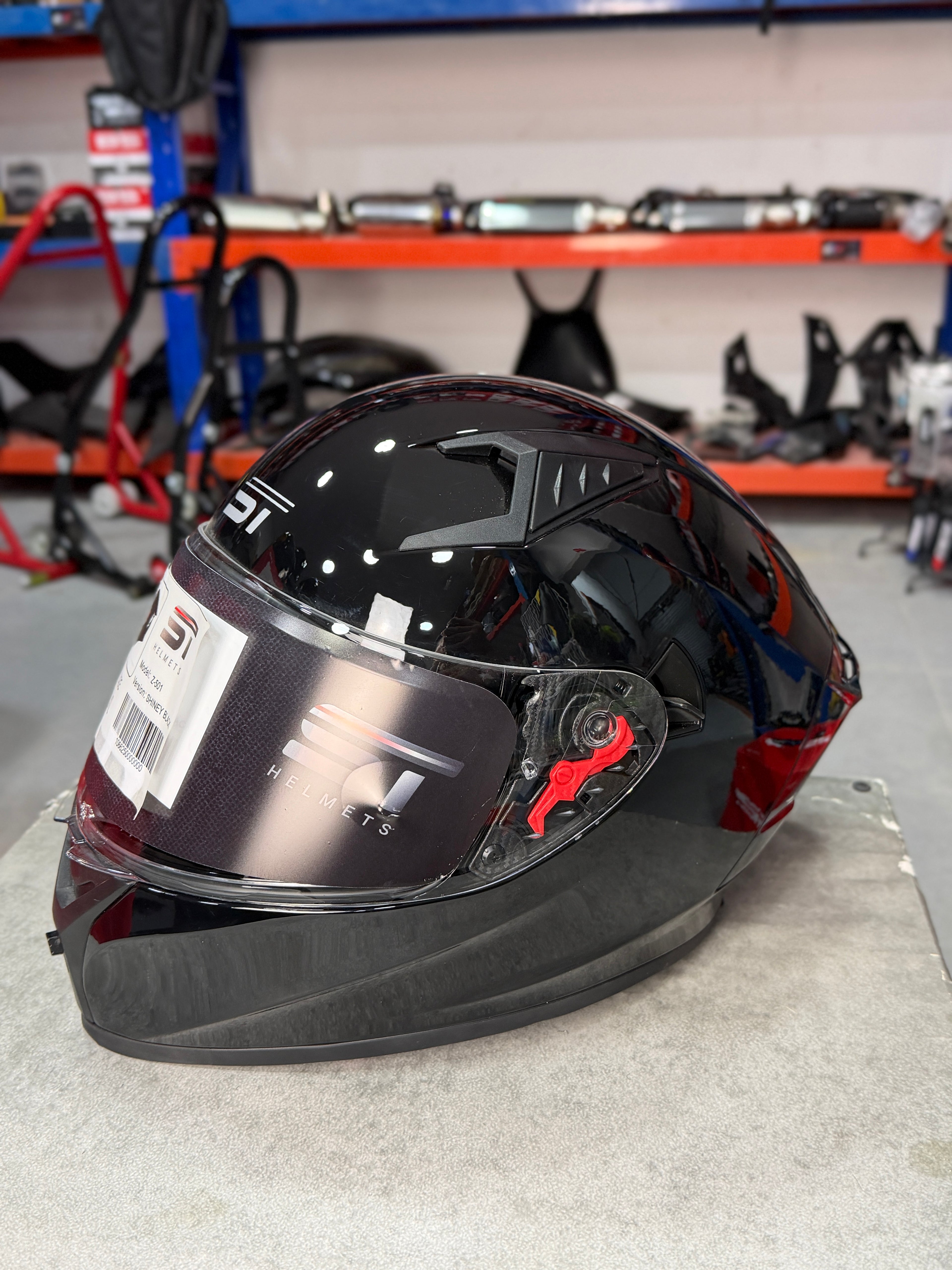 HELMET ST Z-501 GLOSS BLACK