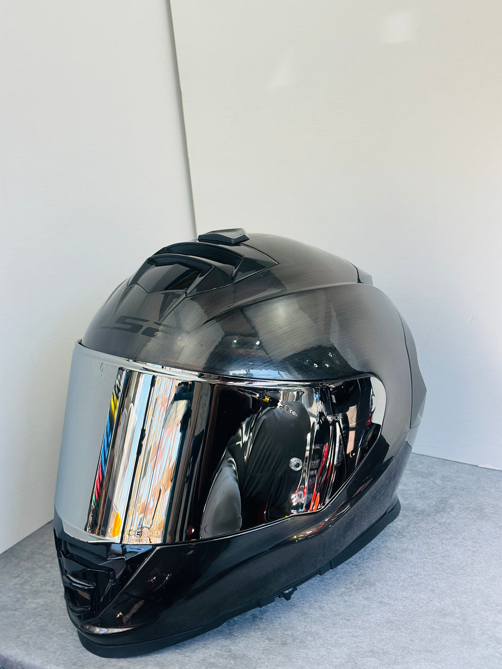 HELMET LS2 FF800 STORM JEANS TITANIUM