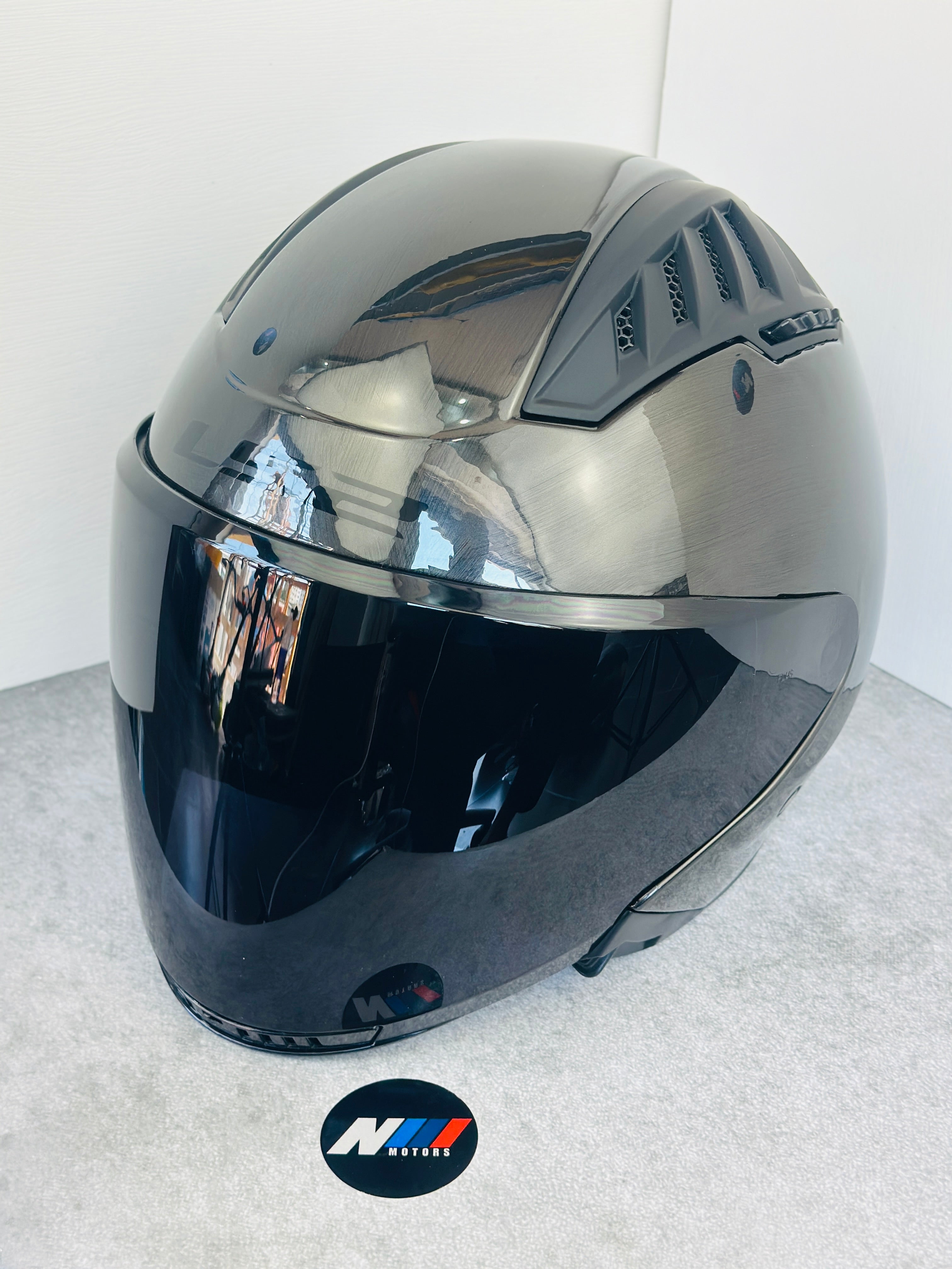 HELMET LS2 OF600 COPTER JEANS TITANIUM – N3Motors