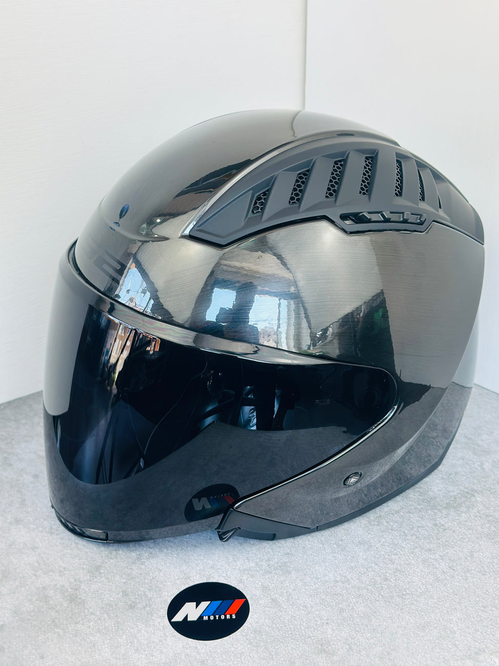 HELMET LS2 OF600 COPTER JEANS TITANIUM