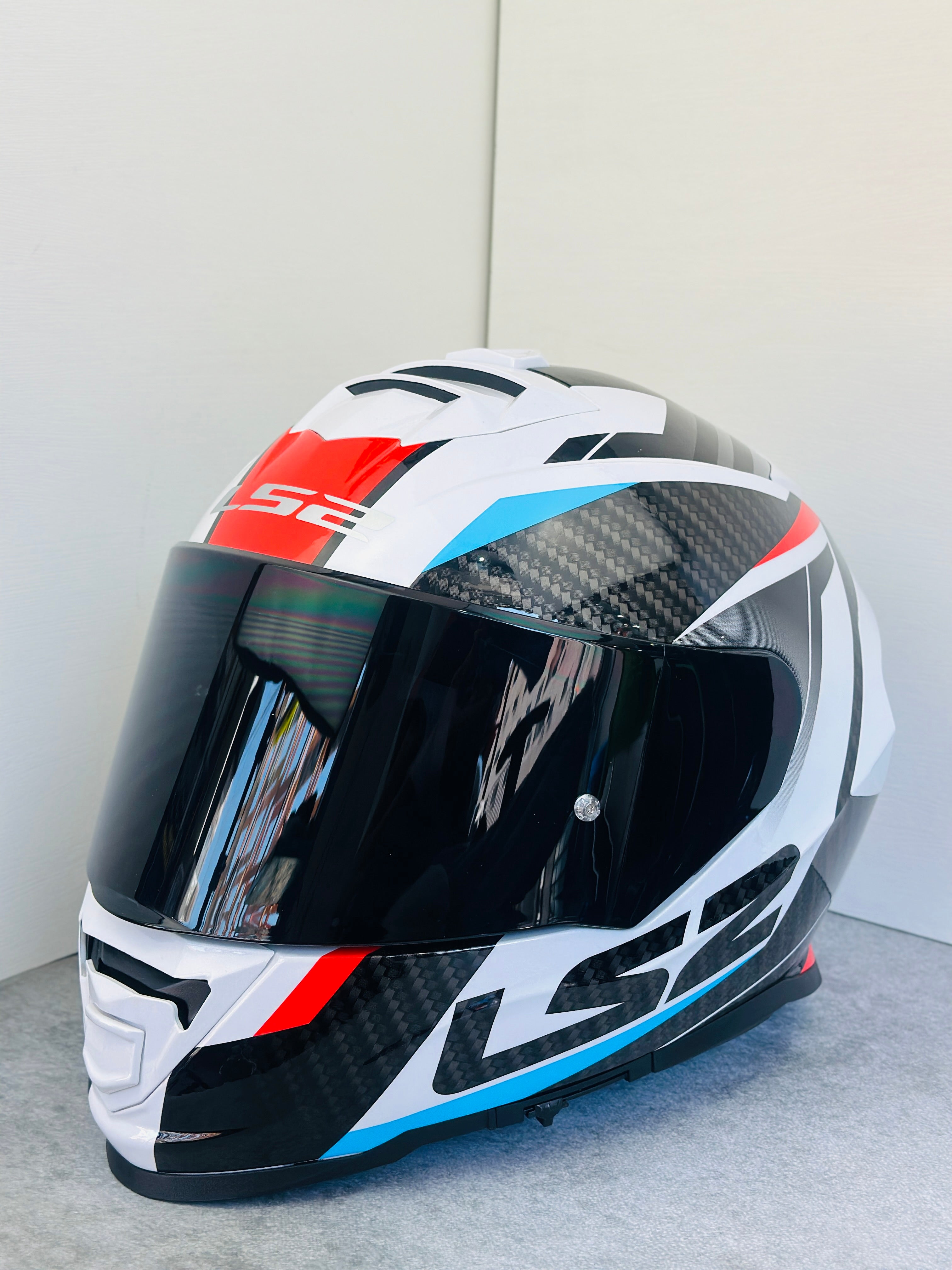 HELMET LS2 FF800 STORM RACER BLUE RED