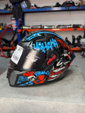HELMET ST Z-501 BLUE AND RED