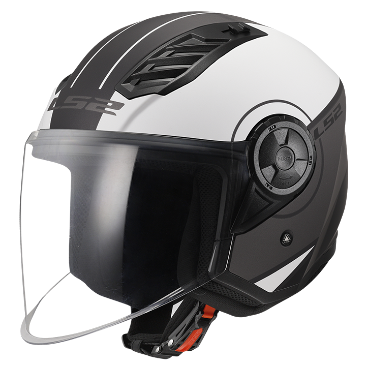 HELMET LS2 OF616 AIRFLOW COVER WHITE GREY