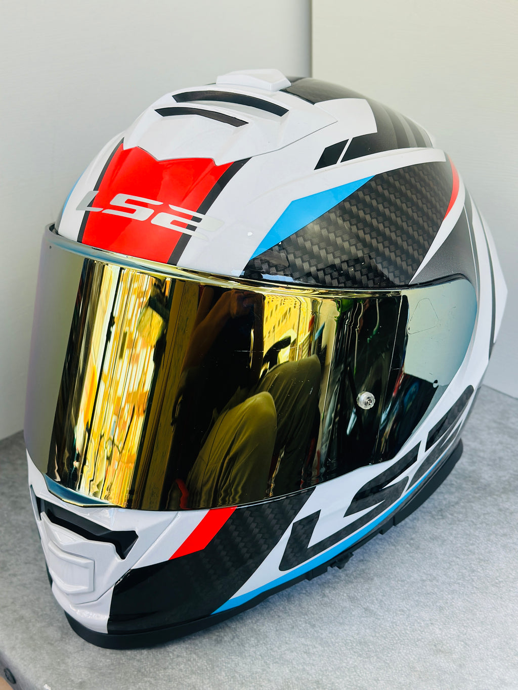HELMET LS2 FF800 STORM RACER BLUE RED