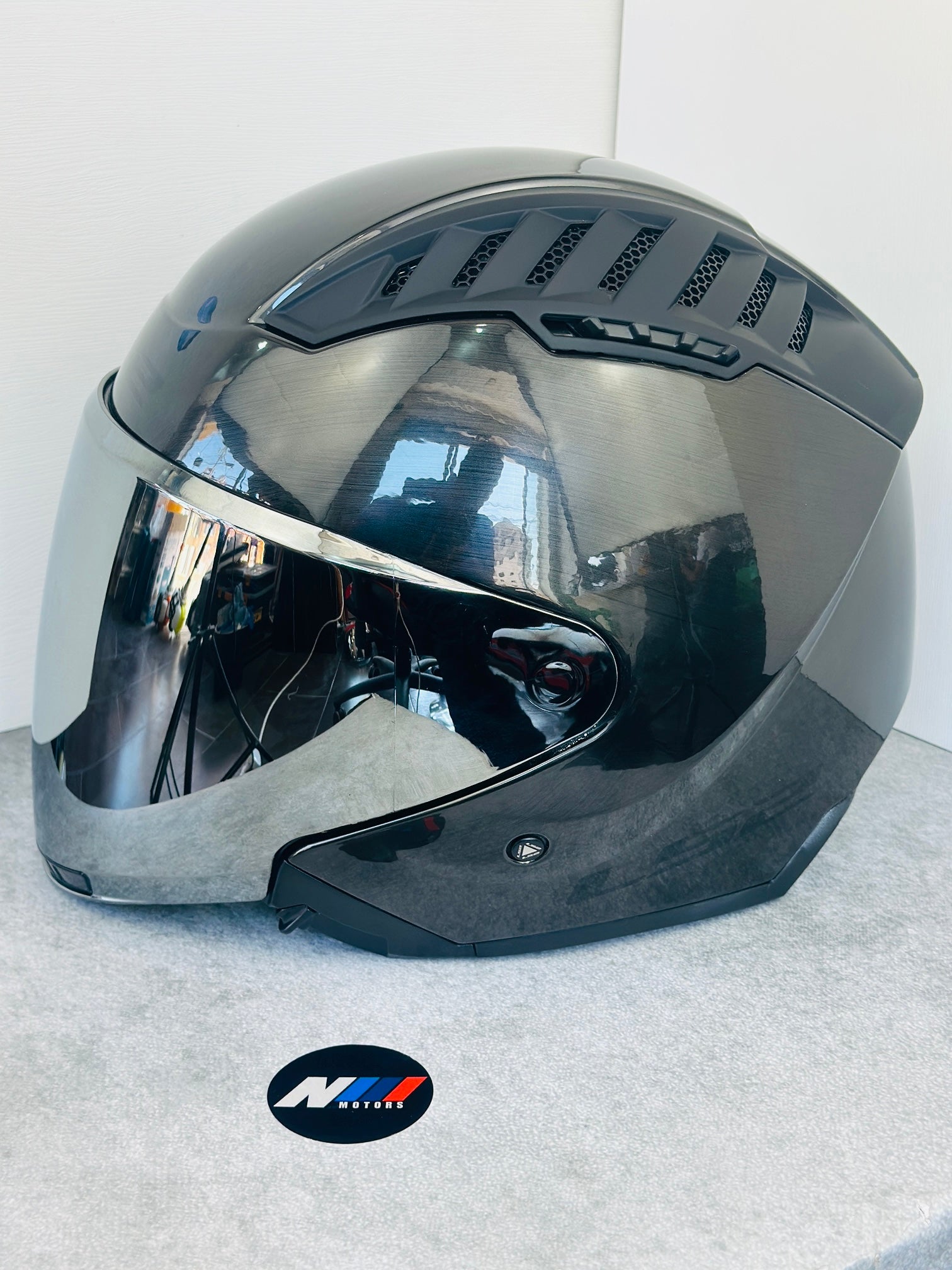 HELMET LS2 OF600 COPTER JEANS TITANIUM – N3Motors