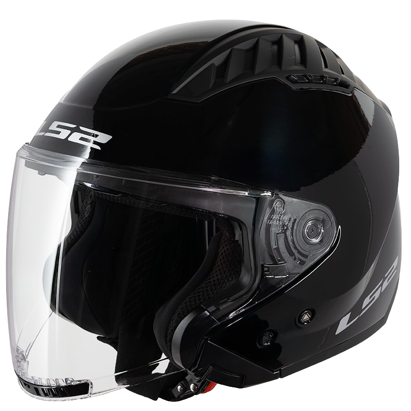 HELMET LS2 OF600 COPTER GLOSS BLACK